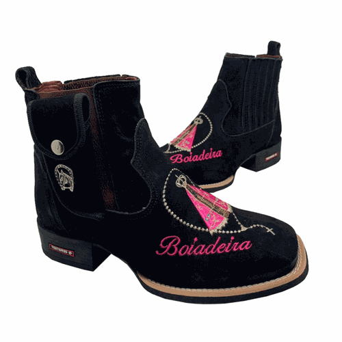 KIT BOTINA BOIADEIRA + BAINHA + CANIVETE + NOME - ... - Botas Texanas Bruto
