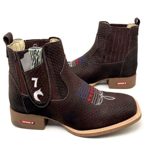 KIT BOTINA AMERICANA + BAINHA + CANIVETE - bm2 - Botas Texanas Bruto