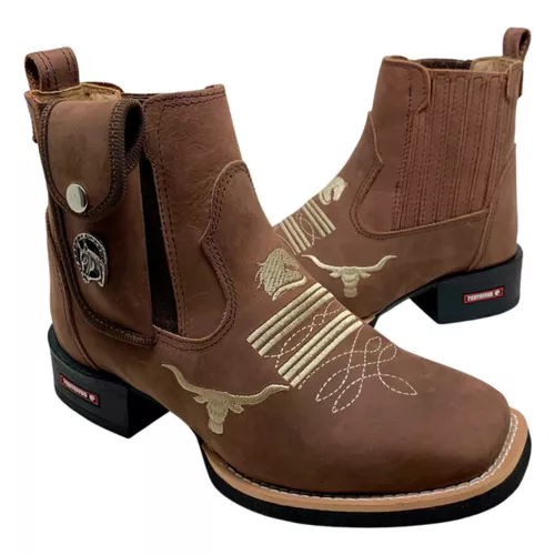 KIT BOTINA CABEÇA DE TOURO + BAINHA + CANIVETE - B... - Botas Texanas Bruto