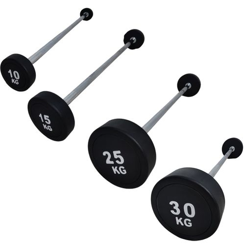 Barra montada reta monobloco 10, 15, 25 e 30kg