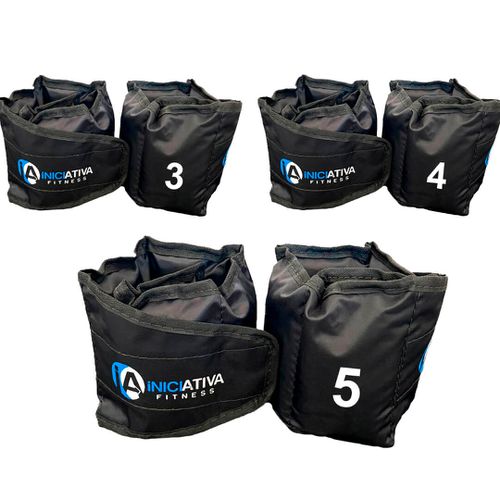 Kit caneleira 3kg, 4kg e 5kg - par