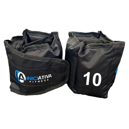 Caneleira de peso 10kg - par | iniciativa fitness