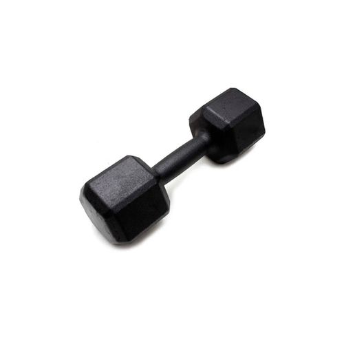 Dumbbell sextavado 16kg pintado - unidade | iniciativa fitness