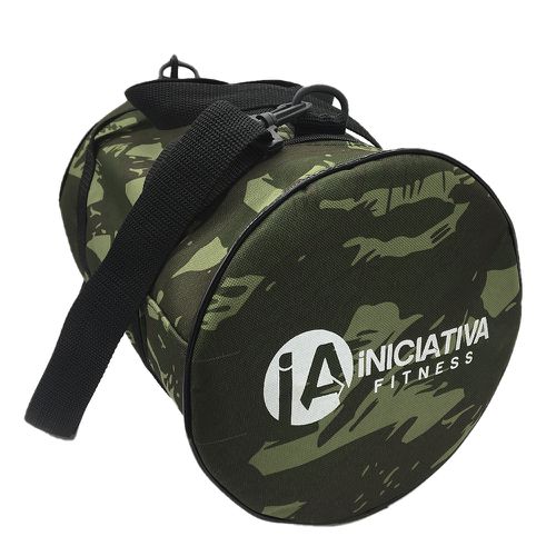 Bolsa esporte cilindro multiuso camuflada