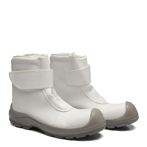 ALASKA BDVM COTURNO VELCRO MICROFIBRA BRANCO - Bracol