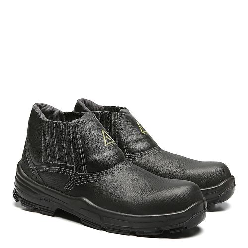 BELB BOTINA DE ELÁSTICO COURO HIDROFUGADO PRETO - Bracol