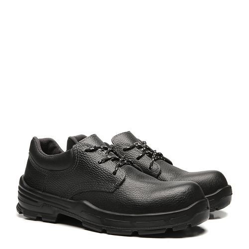 BSAS SAPATO AMARRAR COURO PRETO COMPOSITE - Bracol