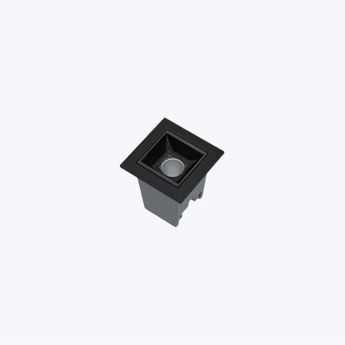 Spot Soul Picco 2W Embutir 2700K Branco Quente Preto