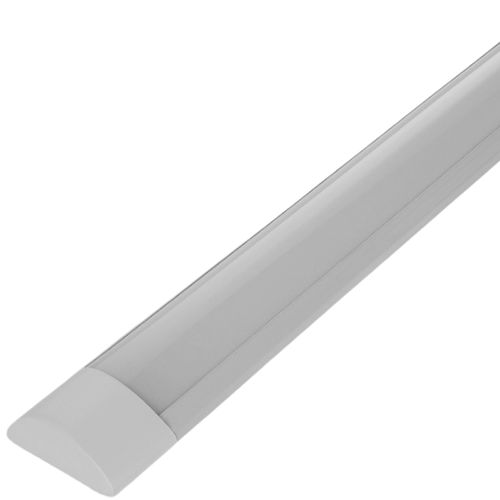 Luminária Led Sobrepor Linear Slim 100W Branca 240cm 6500k