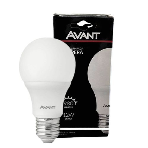 Lâmpada LED Bulbo Pera 12w 6500k Branco Frio Bivolt 