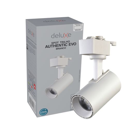 Spot Trilho Branco Led 7w 6500k Authentic Evo Branco Frio