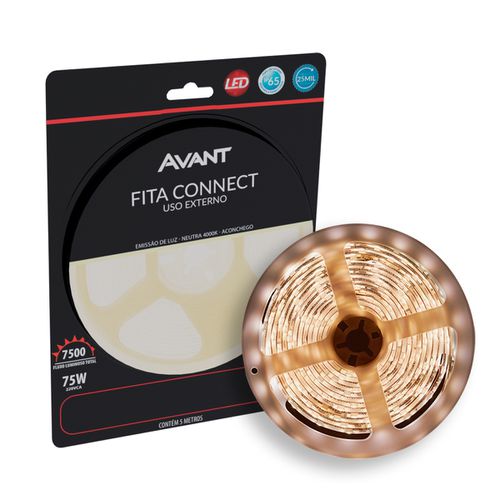 Fita Led Connect 15w P/ Metro 2700k C/ Conector 240 Leds P/ Metro
