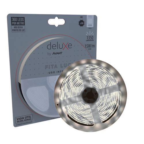 Fita LED COB Luce 15W/m 6500K 360 LED/m Dimerizável