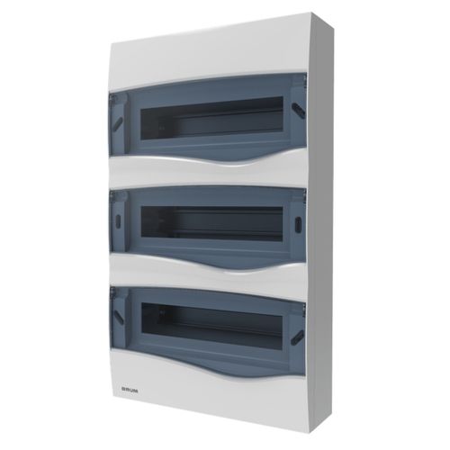 Quadro Centro Distribuição Sobrepor 36 Disjuntores Din Brum Br36st