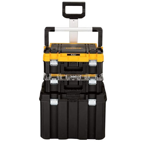 Caixa de Ferramentas Torre Modular Móvel Com Rodas Dewalt TSTAK