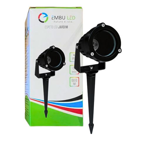 Espeto Jardim P/ Lâmpada Dicroica Gu10 IP65 Bivolt
