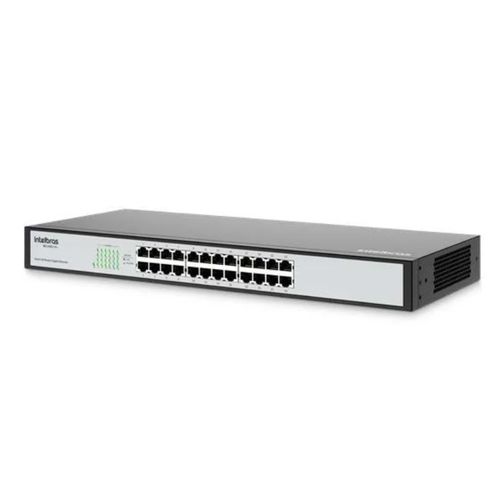 Switch 24 portas 10/100/1000M 24P SKD SG2400 QR+ Intelbras