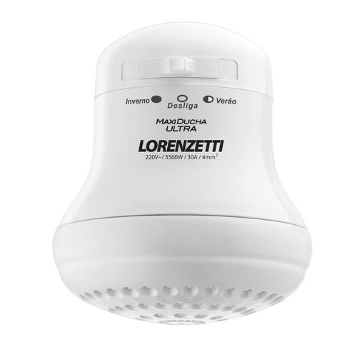 Chuveiro Maxi Ducha Ultra Lorenzetti Branco 127V ou 220V