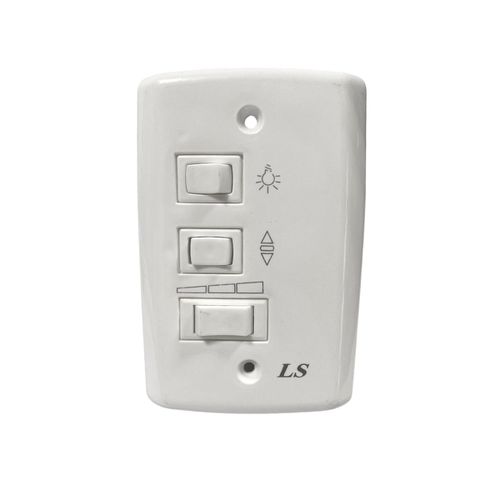 Controle de 3 Velocidades Parede p/Ventilador 127V c/Capacitor