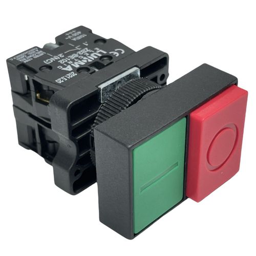 Botão Liga Desliga Duplo 1na+1nf Sem Iluminação Lk-el8425