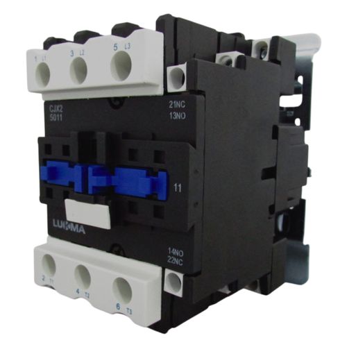 Contator Tripolar 50A 1NA+1NF CJX2-5011 220V Lukma