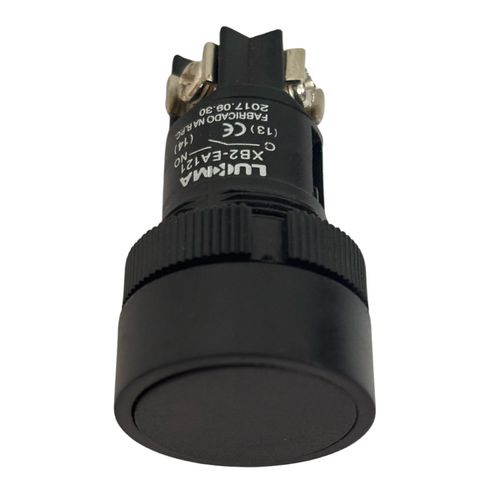 Botão Pulsante Comando Preto Lk- Ea121 1na Lukma