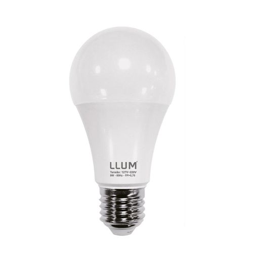 Lâmpada Led 12W Bulbo E-27 6500k Branco Frio Bivolt Llum