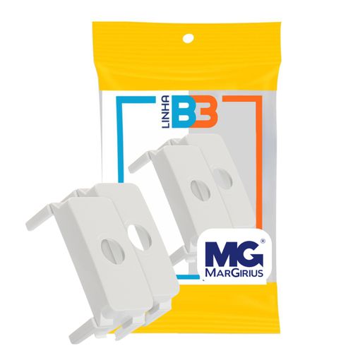 Módulo Saída De Fio 2 Unidades Branco B3 Margirius