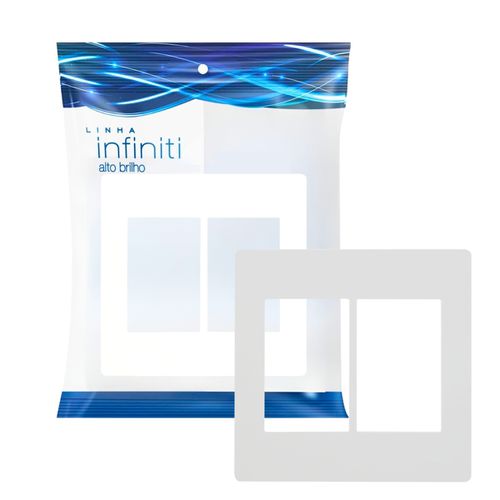 Placa 4x4 6 Postos Branco Infiniti Margirius