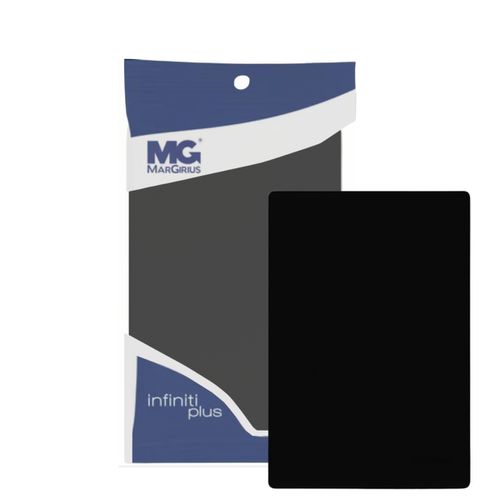 Placa 4x2 Cega Preta Brilhante Infiniti Plus C/ Suporte Margirius