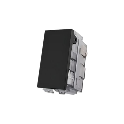 Interruptor Pulsador S/Gravação Carbon Black Aura Margirius 