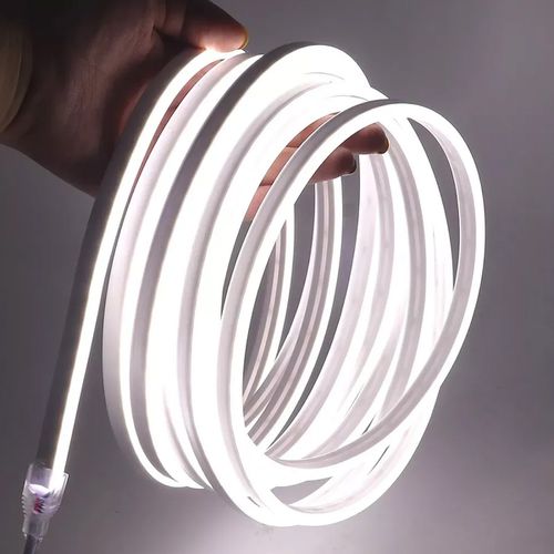 Mangueira Led Neon 6500K Branco Frio 10m 127V C/ Conector