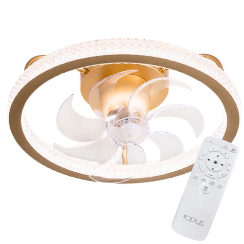 Luminária Plafon Ventilador De Teto Air Prisma Orbital Bivolt