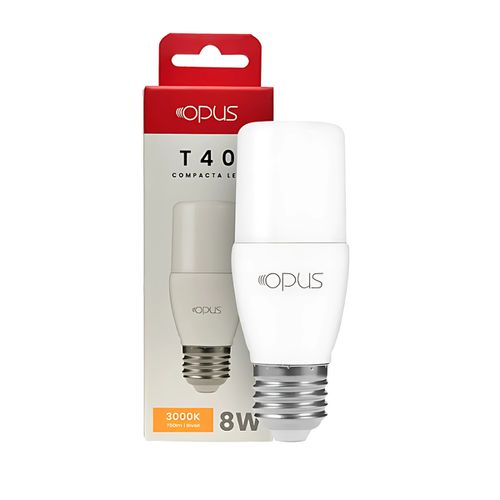 Lamp Bulbo Led 8W 3000K Compacta Biv. T45 E-27