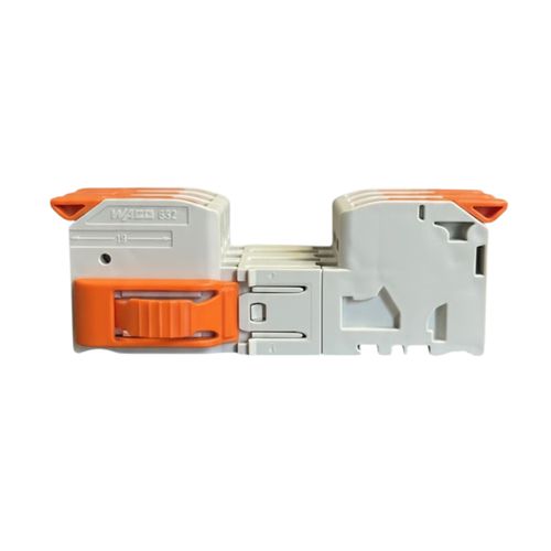 Conector Emenda Macho e Fêmea 3Polos 16mm 832-1103/1203 Wago