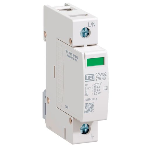 Dps Protetor De Surtos Unipolar 40ka 275V SPW02-275-40 Weg