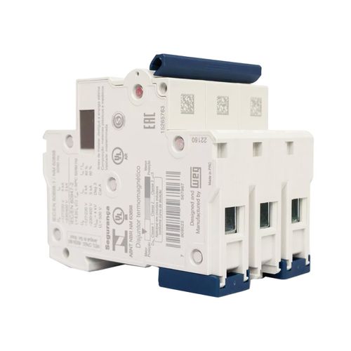 Mini Disjuntor Weg 40a Tripolar Din c Mdwp-c40-3