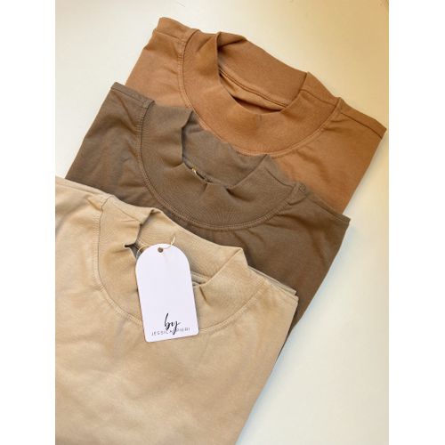 T-Shirt Laila Camel - BY JÉSSICA PIERI