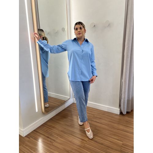 Camisa Mel Lisa Azul - BY JÉSSICA PIERI