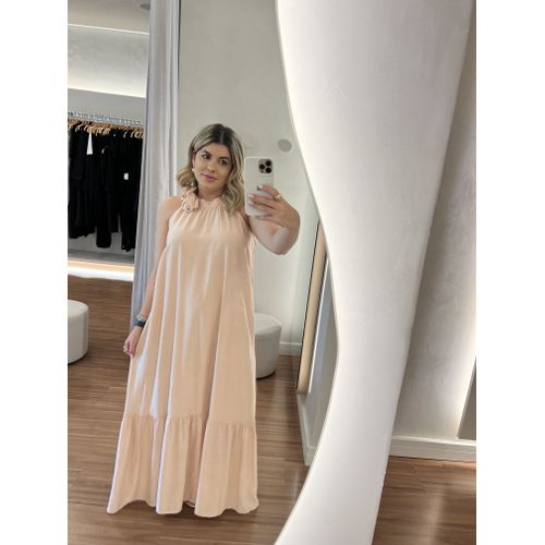 Vestido Hortência Bege - BY JÉSSICA PIERI