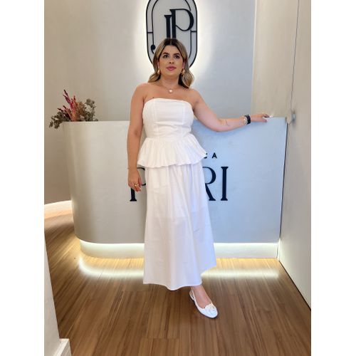 Saia Bela Branco - BY JÉSSICA PIERI