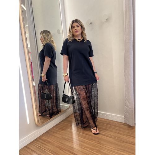 Vestido Renda Paloma Preto - BY JÉSSICA PIERI