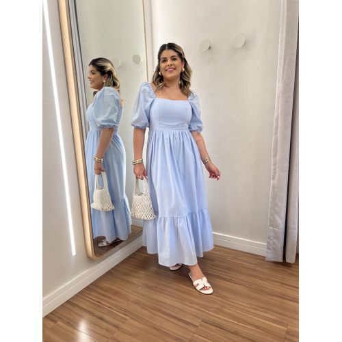 Vestido Vivian Azul - BY JÉSSICA PIERI