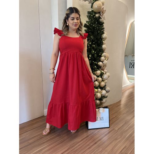 Vestido Tassia Vermelho - BY JÉSSICA PIERI