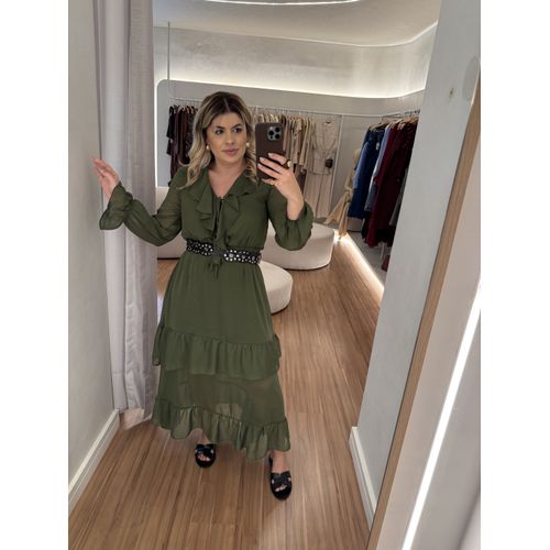 Vestido Carolina Verde - BY JÉSSICA PIERI