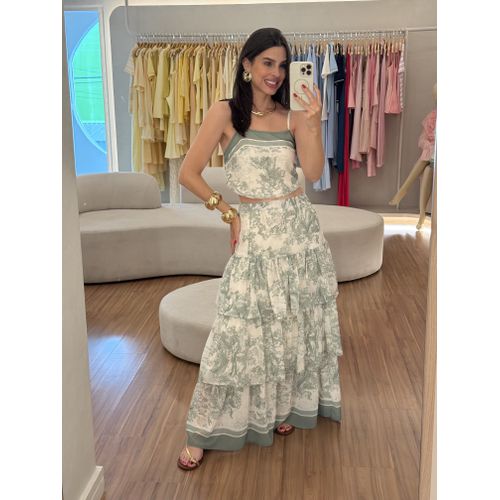 Conjunto Celeste Verde - BY JÉSSICA PIERI