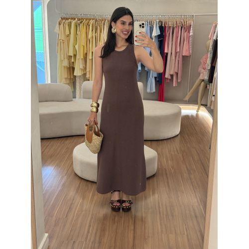 Vestido Magnolia Marrom - BY JÉSSICA PIERI