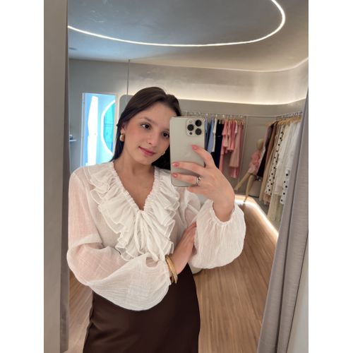 Camisa Diana Branco - BY JÉSSICA PIERI