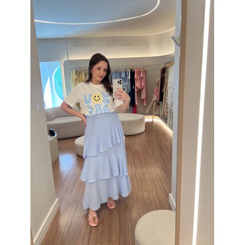 Saia Mayara Azul - BY JÉSSICA PIERI