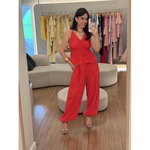 Conjunto Marcela Vermelho - BY JÉSSICA PIERI